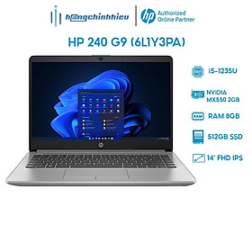 Laptop HP 240 G9 6L1Y3PA i5-1235U | 8GB | 512GB | VGA MX550 2GB | 14' FHD Hàng chính hãng