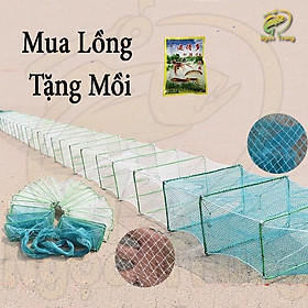 Lồng Bát Quái 12 cửa ngục . Chiều dài lưới 9m 29khung sắt 22x32cm - Bát Quái A TRUNG 1