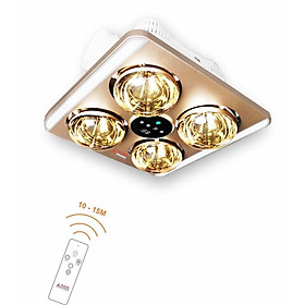 Mua Đèn sưởi nhà tắm âm trần có điều khiển từ xa ASIA - 4 bóng (Model: DS4AT01)_Hàng chính hãng