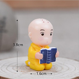 Mua Mô hình các chú tiểu tụng kinh  quét chùa thích hợp trang trí tiểu cảnh  móc khóa  DIY