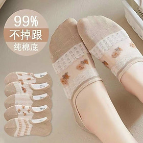 Tất nữ cổ ngắn và vớ hài nữ nhiều màu siêu cute