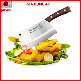 Dao chặt xương ống nội địa JAPAN bằng thép trắng đúc không gỉ