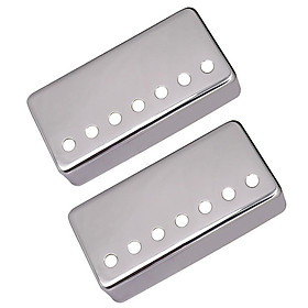 2 Pieces Brass Humbucker Pickup Covers for 7 String LP Electric Guitar Parts