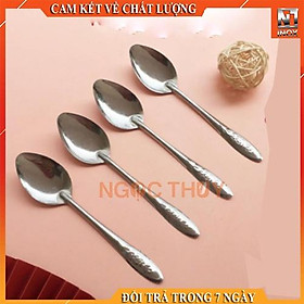 Mua Bộ 10 muỗng ăn phở cháo  siêu rẻ cán hoa hồng