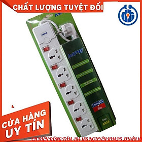 Ổ cắm nối dài MPE - 3 Mét - 2500W - AM5S