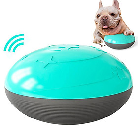 Dog Play Ball Treat Dispenser Pet Cat Interactive Toy Food Dispenser Blue