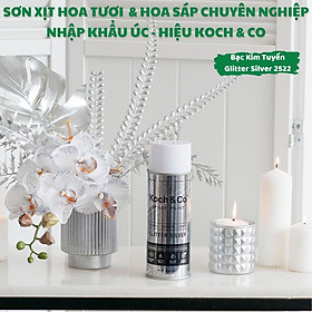 Mua Sơn Xịt Màu Hoa Tươi Úc Màu Bạc Chuyên Nghiệp Cho Florist  Decor Sự kiện hoa Hiệu Koch & Co giúp màu Khô nhanh  Không Lem  Mùi Thơm Dịu an toàn