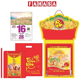 Lịch Bloc Siêu Cực Đại - Phong Cảnh Việt Nam - Bảng Treo Metalize-Hoa - 29 x 42 cm - TĐ1