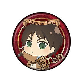 Combo 7 huy hiệu cài áo ATTACK ON TITAN anime chibi