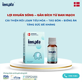 Men vi sinh IMIALE - Cải thiện tiêu hóa, biếng ăn, tăng đề kháng từ Đan Mạch