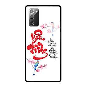 Ốp Lưng Cho Điện Thoại SAMSUNG GALAXY NOTE 20 - Mặt Lưng Kính Cường Lực - 7809 YEUTHUONG01 - Hàng Chính Hãng
