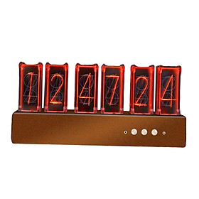 Nixie Tube Clock LCD Time Display Creative LED DIY for Decoration Home