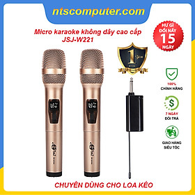 Mua Micro karaoke không dây cao cấp JSJ-W221 Hàng Chính Hãng