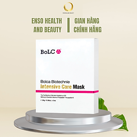 Mặt nạ cấp ẩm, làm trắng và giảm nếp nhăn - Bolca Biotechnie Intensive care mask [1 Miếng]