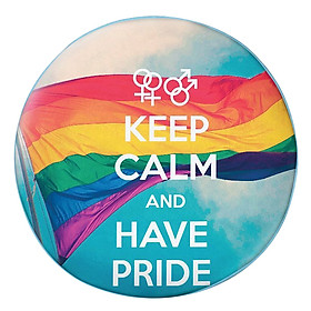 Gối tròn Keep Calm and Have Pride - GODT001