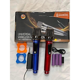 Mua Micro Không Dây Karaoke zansong v28 Mẫu Mới 2021  Màn Hình LED  Chống Hú Tốt  Hát Nhẹ  Sóng Mạnh  Âm Thanh Cực Hay