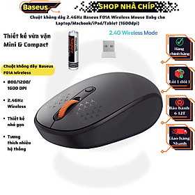 Mua Chuột Máy Tính Kết Nối Wireless CN-Baseus F01A Wireless Mouse (Hàng chính hãng)