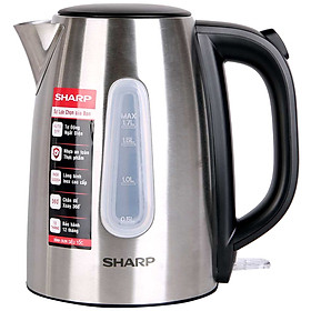 Bình Đun Siêu Tốc Sharp EKJ-17VSS-ST (1.7 lít) - Hàng Chính Hãng