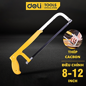 Mua Cưa Cầm Tay Điều Chỉnh Đa Năng 8-12inch Deli  Lưỡi Cưa Thép Siêu Bền Cắt Trên Nhiều Chất Liệu DL6008