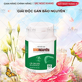 Thực phẩm bảo vệ sức khỏe Viên uống giải độc gan Bảo Nguyên 60 viên [Sắc Ngọc Khang Official]