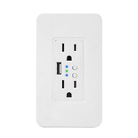 Voice Control Wifi Smart Wall Socket Support for Amazon Alexa Google Home