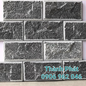 Mua Đá ốp tường trang trí bóc đen soi cạnh
