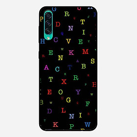 Ốp Lưng in cho Samsung A50 Mẫu Bảng Chữ Cái Đa Màu - Hàng Chính Hãng