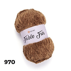 Mua Len lông xù Fable Fur nhập khẩu từ Yarnart  đan móc áo  thú  áo khoác  khăn  nón