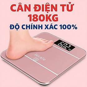 Mua Cân Sức Khỏe Điện Tử Gia Đình – Tải Trọng 180kg  Màn Hình LED Báo Nhiệt Độ Rõ Nét
