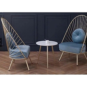 Mua Ghế lá decor đệm sắt sơn tĩnh điện hot