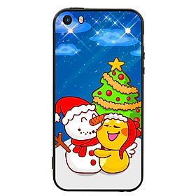 Ốp lưng viền TPU cho điện thoại Iphone 5 -Xmas 06