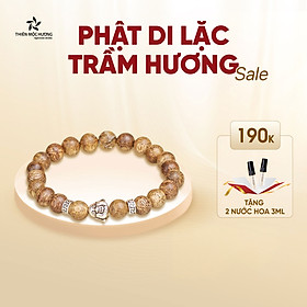 Vòng Tay Trầm Hương Cho Bé Phật Di lac - Ăn ngon, vui vẻ, hoạt bát - Trầm Tốc Việt Nam - Thiên Mộc Hương