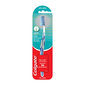 Bàn chải đánh răng Colgate ngăn chảy máu nướu Slimsoft Advanced siêu mềm mảnh (Màu ngẫu nhiên)