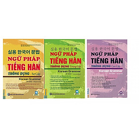 [Download Sách] Trọn Bộ 3 Cuốn Ngữ Pháp Tiếng Hàn Thông Dụng: Sơ Cấp, Trung Cấp, Cao Cấp (Học Kèm App: MCBooks Application) (Quà Tặng: Bút Animal Cực Xinh)