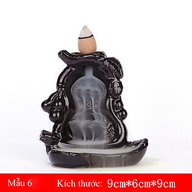 Thác Khói Trầm Hương Khói Ngược ,Tháp xông đốt trầm khói ngược