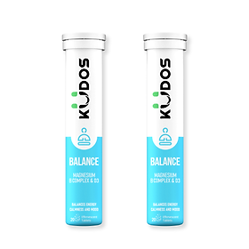 Thực phẩm bảo vệ sức khỏe KUDOS BALANCE MAGNESIUM WITH B VITAMIN COMPLEX & D3 (20 viên/tuýp)