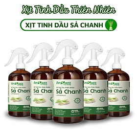 Xịt Tinh Dầu Sả Chanh Từ Thiên Nhiên -Khử Mùi Xua Đuổi Côn Trùng Thơm Phòng Chai Lớn 300ml