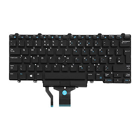 Hình ảnh UK English Layout Laptop Keyboard Keypad Backlit Replace for DELL LATITUDE
