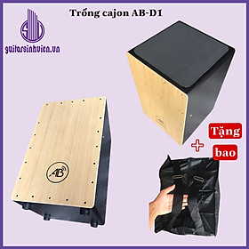Mua Trống cajon AB-D1 màu gỗ - Tặng bao - Trống có bass ấm và  snare chắc