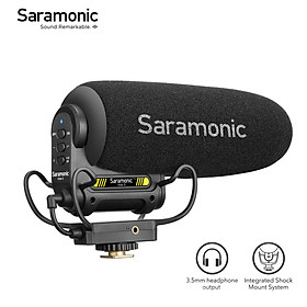 Saramonic VMIC5 Super-cardioid trên máy ảnh chụp ảnh máy ảnh cho máy quay video DSLR Video không gương
