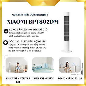 Quạt tháp làm mát bằng hơi nước Xiaomi Mijia model ZFSLFS01DM - Hàng nhập khẩu