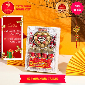 HỘP QUÀ TẾT YẾN SÀO NHÂN VIỆT XUÂN 2026 (30% YẾN) - MẪU 02