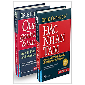 Hình ảnh Combo Đắc Nhân Tâm + Quẳng Gánh Lo Đi & Vui Sống (Bìa Cứng) - Bộ 2 Cuốn