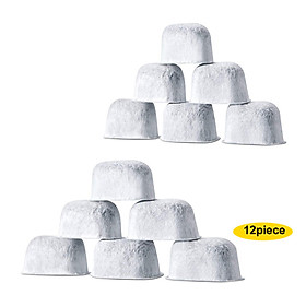 Premium 12-Pack Charcoal Water Filters for Coffee Machine