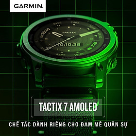 Đồng hồ thông minh Garmin tactix 7 (51 mm) AMOLED Edition - Hàng chính hãng