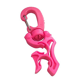 Scuba Diving Diver Snorkeling Double 2 BCD Hose Holder Regulator Octopus Retainer with Folding Swivel Snap Clip