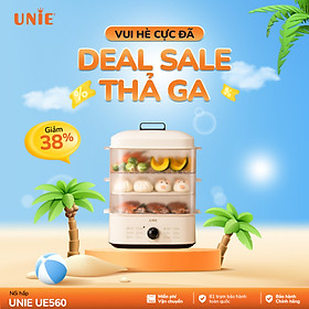 Mua Nồi hấp 3 tầng UNIE UE560 dung tích 18l công suất 850w 12 tính năng siêu tiện lợn thiết kế trang nhã cao cấp dễ vệ sinh- HÀNG CHÍNH HÃNG