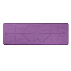 Thảm tập yoga đinh tuyến 1 lớp tpe cao cấp g18