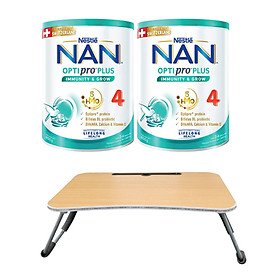 Bộ 2 Lon sữa bột Nestlé NAN OPTIPRO PLUS 4 850g lon với 5HMO Giúp tiêu hóa