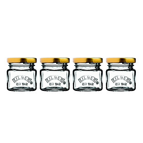 BỘ 4 LỌ THỦY TINH CÓ NẮP ĐẬY KILNER